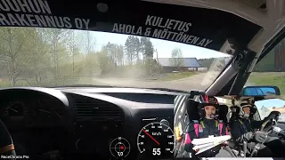 Ikaalisten Spa ralli 18.5.2024. EK1  #49 Tuomo Laitila/Aino Riipinen