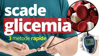 Cum să SCAZI GLICEMIA rapid. 3 metode + 7 recomandări s-o ții sub control