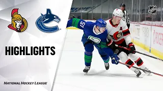 Senators @ Canucks 4/24/21 | NHL Highlights