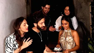 Disha Parmar,Nakuul Mehta With Wife, Akanksha Puri And Anjum At Sneha Namanandi Birthday Celebration