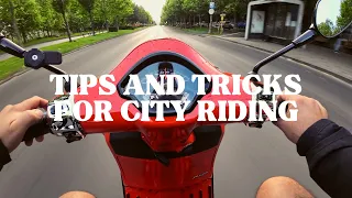VESPA GTS 300 2023 CITY RIDING TIPS AND TRICKS!