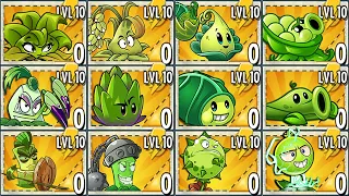 All GREEN Plants Power-Up! in Plants Vs Zombies 2