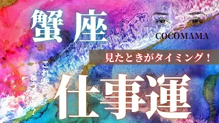 蟹座♋️ 【お仕事の今後✡見たときがタイミング】ココママの個人鑑定級タロット占い🔮