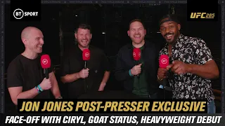 Jon Jones Post-Press Conference Interview: Face-Off With Ciryl Gane, Heavyweight, GOAT | #UFC285