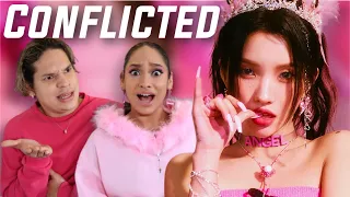 Waleska & Efra react to (G)I-DLE) - '퀸카 (Queencard)' Official Music Video | REACTION