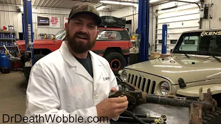 How to FIX Death Wobble in a Jeep Wrangler | TRACK BARS Explained