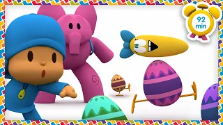 🥚 POCOYO in ENGLISH - Easter Egg Hunt Challenge [92 min] Full Episodes |VIDEOS and CARTOONS for KIDS