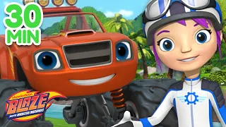 Gabby's Ultimate Rescues w/ AJ & Blaze! ⚙️ 30 Minute Compilation | Blaze and the Monster Machines