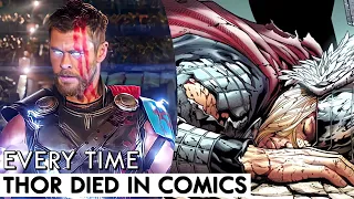 Death Of Thor | Thor All Deaths In Marvel Comics | In Hindi | BNN Review