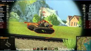 WOT: Тихий берег - AMX 50 100 - 6 фрагов -