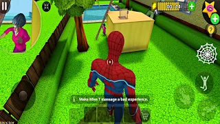 Playing With Real Spider-Man in Scary Teacher 3D Update Game