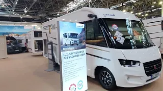 Elegant upmarket seven metre German motorhome. Eura Mobil i695LF