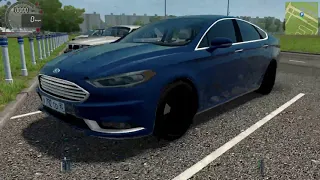 Ford Fusion 2017- City Car Driving | Clear Day Drive