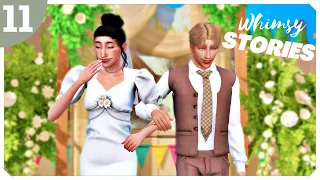 wedding day bliss 👰🏻‍♀️🤍 | Gen. 1 EP. 11 | Sims 4: Whimsy Stories Challenge