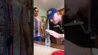 Water bottle prank FAIL