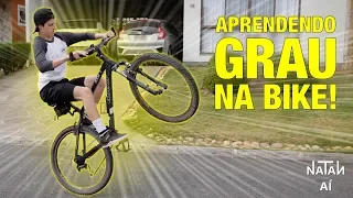 APRENDENDO GRAU NA BIKE!!