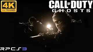 Call of Duty: Ghosts (PS3, 2013) - 4K 60FPS Gameplay Sample (RPCS3 Emulator)