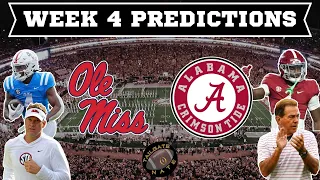 Ole Miss vs Alabama Game Prediction 2023 College Football Week 4