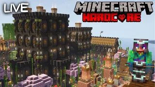 Building a Weaponsmith Trading Hall in Hardcore Minecraft - Survival Let's Play 1.20