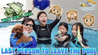 LAST PERSON TO LEAVE THE POOL WINS IDR 1.000.000 w/ Gwen Kate Faye