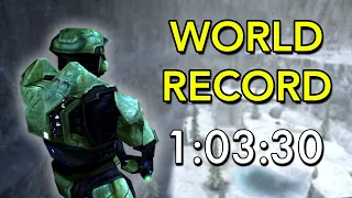 Halo CE Easy Speedrun in 1:03:30 - WR