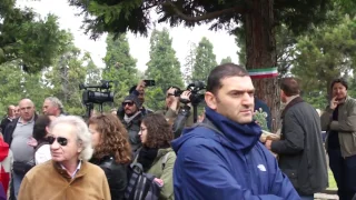 Milano, 25 Aprile: tensioni tra ultradestra e Anpi al Cimitero Maggiore