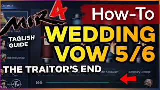 Wedding Vow Traitors End Part 5 Tagalog Tutorial 4K
