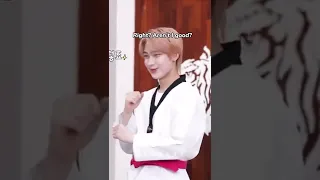 [enhypen] sunoo being confident until when he saw the taekwondo teacher, lmao