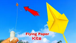 A4 size flying paper kite (Superb Fly) ll making paper kite just fly ll fly plane