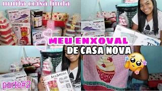 MEU ENXOVAL DE CASA NOVA - PARTE 2 | COMPRINHAS PARA CASA NOVA | UTENSÍLIOS DE COZINHA✨