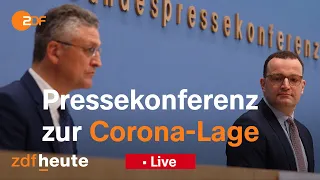 PK zur Corona-Lage - mit Minister Spahn, RKI-Chef Wieler und der Kölner Oberbürgermeisterin Reker