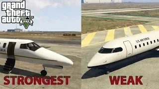 Who's the strongest MILJET or Shamal?? (Testing GTA V Online) #gtav #gtavtesting