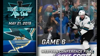 San Jose Sharks @ St Louis Blues GAME 6 - Teal Town After Dark (Postgame) - 5/21/2019