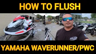 HOW TO FLUSH YOUR 2021 YAMAHA JET SKI/PWC