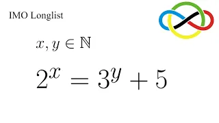 Solve 2^x = 3^y + 5 | IMO Longlist