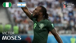 Victor MOSES Goal - Nigeria v Argentina - MATCH 39