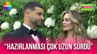 Berk Oktay ve Yıldız Çağrı Atiksoy, Eda Ece'nin düğününde gözleri kamaştırdı!