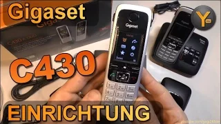 Einrichtung & Funktionen: Gigaset C430 / C430A DECT Schnurlos-Telefon mit Anrufbeantworter