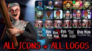 Evil Nun Saga All Icons & All Logos