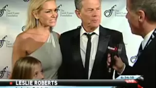 Jackie Evancho - Red carpet with David Foster