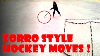 Crazy ZORRO STYLE hockey moves