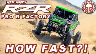 My Insane Ride in Polaris Pro R Factory Racing RZR with a PRO Driver!