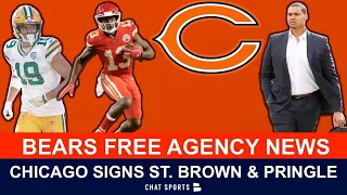 Chicago Bears Sign WRs Byron Pringle & Equanimous St. Brown In NFL Free Agency + Davante Adams TRADE