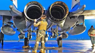 F15 Fighter Squadron Deploys to Bolster U.S. Defense Posture in the Middle East