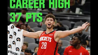 Alperen Sengun CAREER HIGH 37 PTS vs. Pelicans 12/23/2023 - Baby Jokic Highlights