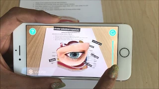 Human Eye Augmented Reality Sample 2