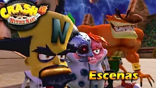 Crash Nitro Kart Todas Las Escenas Equipo Cortex