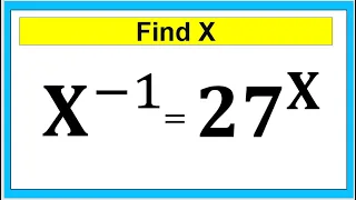 Nice Exponent Math Simplification |Math Olympiad Problem |Find the value of X