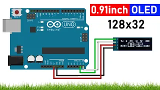 Getting Started With a 0.91inch 128x32 With Arduino UNO | MONOCHROMES Pixel SSD1306 I2C OLED Display
