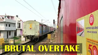 BEST OVERTAKE COMPILATION OF KOLKATA RAJDHANI EXPRESS || 130 KMPH